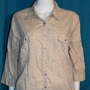 Sonoma Floral Button Down Blouse